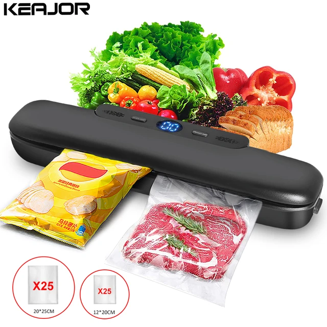 Food Vacuum Sealer 220V Automatic Vacuum Packaging Machine For Food Z-21 Household Vacuum Sealing With 50pcs Package Bags 1
