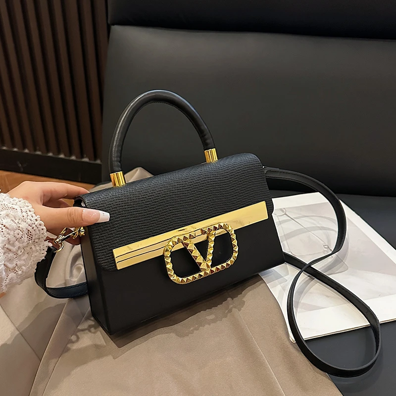 Fashionable Women's Shoulder Bag Leather Handbags By Famous Desinger Luxury Brand Popular Classic Elegant For Ladies