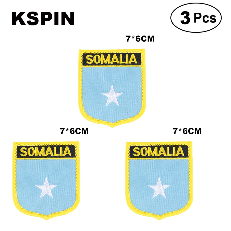 

Somalia Shiled Shape flag patches national flag patches for Cothing DIY Decoration