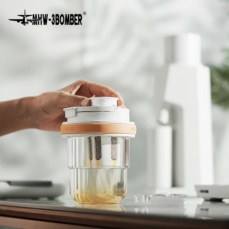 MHW-3BOMBER Water Bottle 530ml Ice Cool Portable Cold Brew Travel Cup Camping Iced Coffee Tea Infuser Adult Children's Bottles