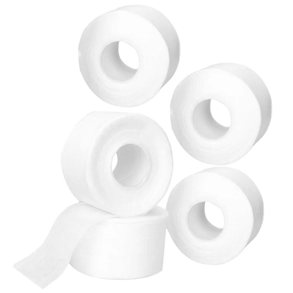 5 Rolls Cotton Haircut Scarf Collar Neck Strip Strips Barber Wrap for Molding Accessories Salon Band Perm Dyeing