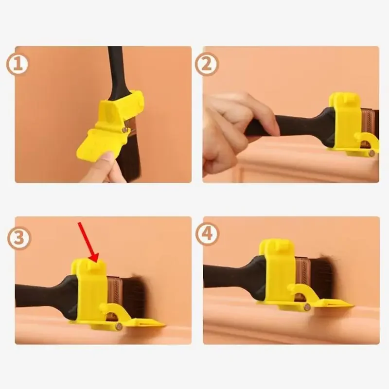Edging Brush Profesional Latex Paint Color Separation Brush Edger Brushes Multifunctional Tool for Home Wall Room Decoration wall painting brush,trimming paint brush