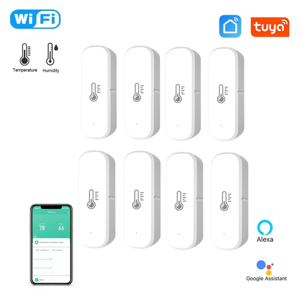 Смарт-датчик влажности и температуры Tuya