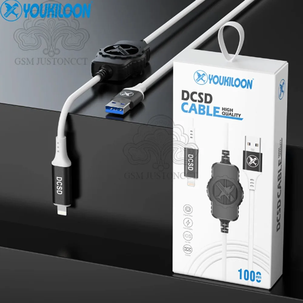 오리지널 DCSD 알렉스 케이블 DCSD USB 케이블 아이폰 6S-X 시리얼 포트 엔지니어링 라인 퍼플 스크린 입력 읽기 쓰기 Nand SysCfg