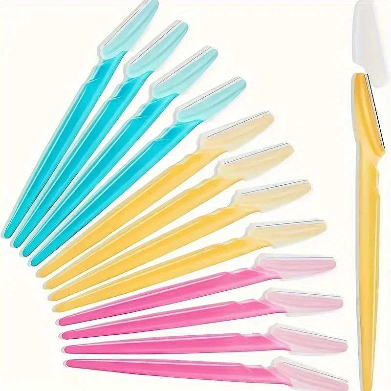 Multifunction Eyebrow Razor Kit Precise Trimming Shaping Facial Hair Removal Tool Easy Grip Handle eyebrow trimmer set eyebrow razor set eyebrow razor eyebrow trimmer 3/5/6/12/24Pcs