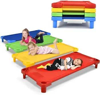 Stackable Toddler Daycare Nap Cots 1