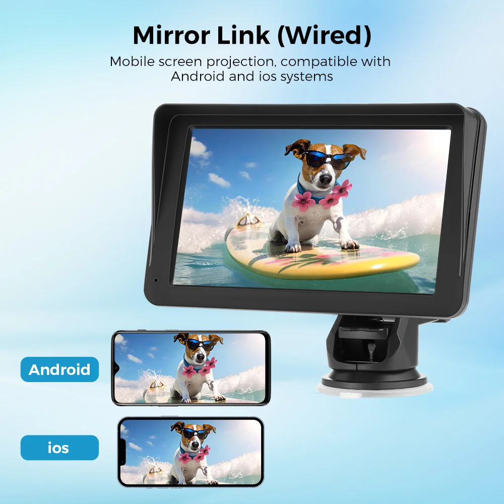 Sf3ff0509374945bd9183b4b68d39c917a Universal 7 Inch Car Radio Wireless Carplay Android Auto Car Stereo