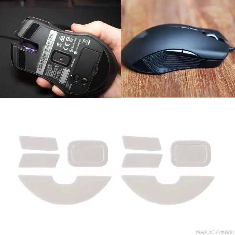 Tiger Gaming Mouse Feet Mouse Skate Logitech G304 G305 G102/G-PRO MX518 White Glides Edge 2 Sets/pack mouse skates