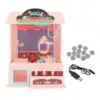 Rechargeable Claw Machine with 6 Dolls Play House Dollhouse Gifts Girl Grab Doll 4