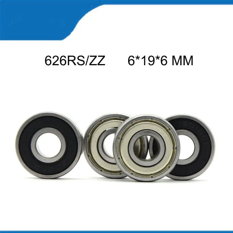 

5/10PCS 626-2RS / 626ZZ Bearing (6MMx19MMx6MM )626RS/ZZ (ABEC-1 ) Seal Shielded Deep Groove Baill Bearngs High Quality
