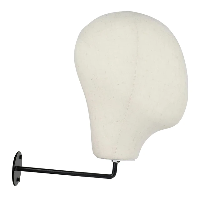 Velvet Head for Wigs Making Manikin Display Holder Styrofoam Foam Heads -  AliExpress