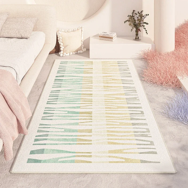 Colorful Textured Cute Style Girly Room Decoration Carpet Soft Comfortable lounge Carpets Non-slip Machine Washable Rug Alfombra 5