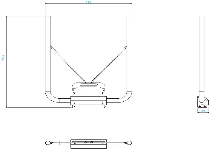 LESU RC-Teile Metall-Kabinengestell Auspuffrohr für 1/14 Ferngesteuerte Tamiyaya R470 R620 RC Traktor LKW Anhänger Spielzeuge TH14390 – Detail 1