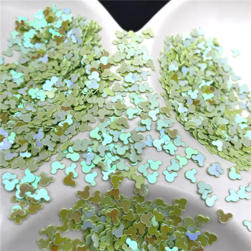30g/Lot 4mm Mouse Head Loose Sequins Glitter Paillettes For DIY Nail Craft, Craft Making, Wedding Decoration Confetti Wholesale