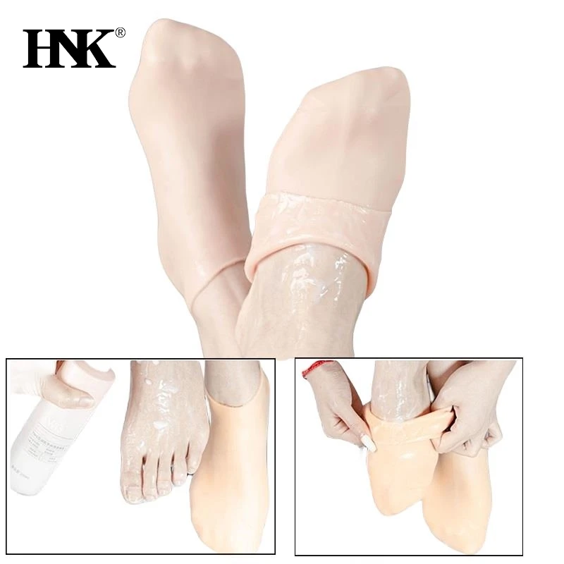

1Pair Silicone Moisturizing Socks Anti Cracking Dead Skin Remove Protector Pain Relief Anti-Slip For Dry Cracked Feet