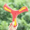 Plastic Children Boomerang Interactive Soft Three-leaf Cross Flying Disc Children Toy Sports Spinner Three-Bladed Outdoor Toys 3