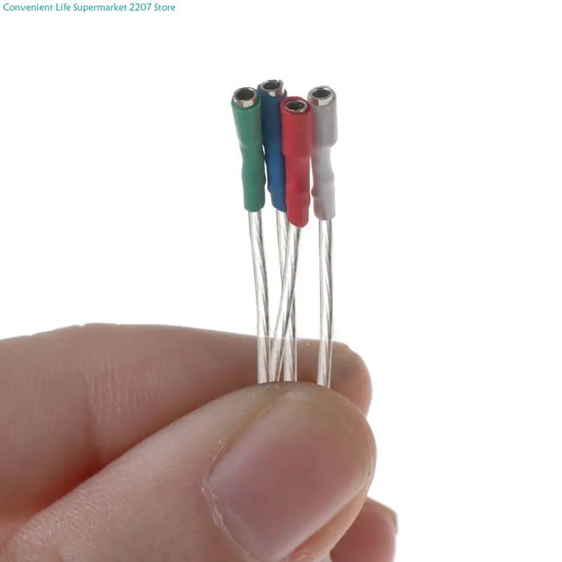J0PA 4Pcs 턴테이블 카트리지 헤드쉘 와이어