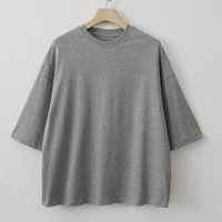 2025 Summer Oversized Basic T shirt Cotton Top - Image 6