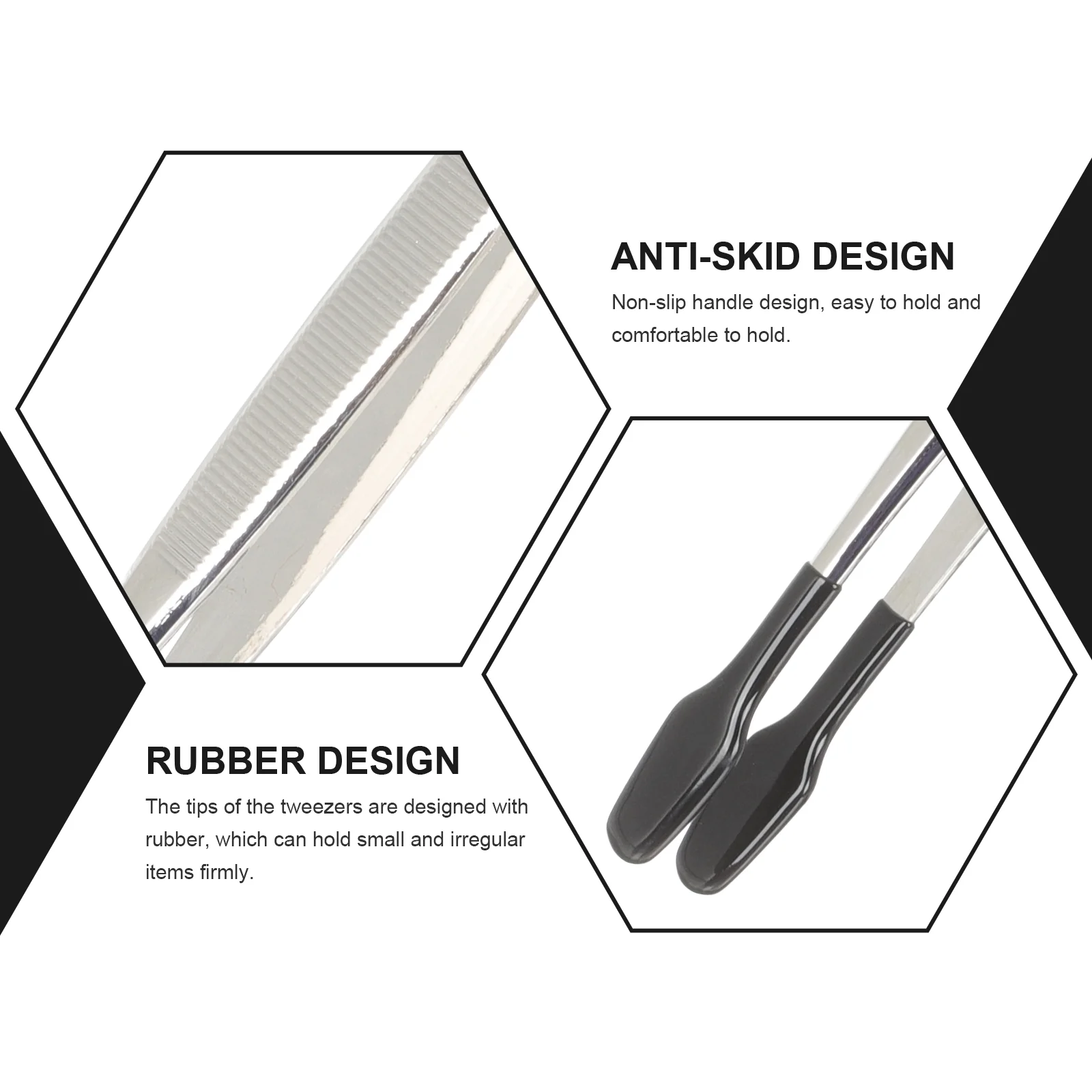 Craft tweezers crafts rubber flat coated stainless steel clip long jewelry coin tongs precision tweezers craft laboratory tool