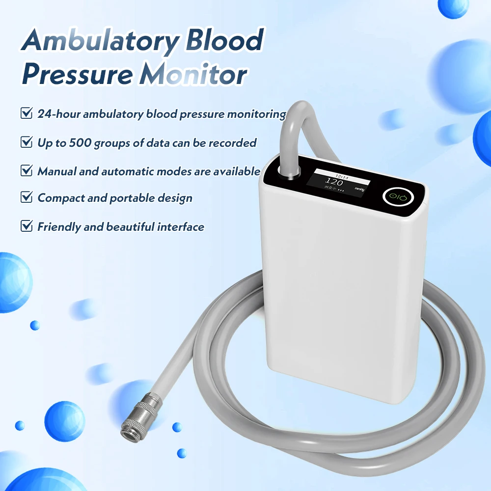 Contec 24 Hours Rechargeable Ambulatory Blood Pressure Monitor ABPM60 ,Free PC Software