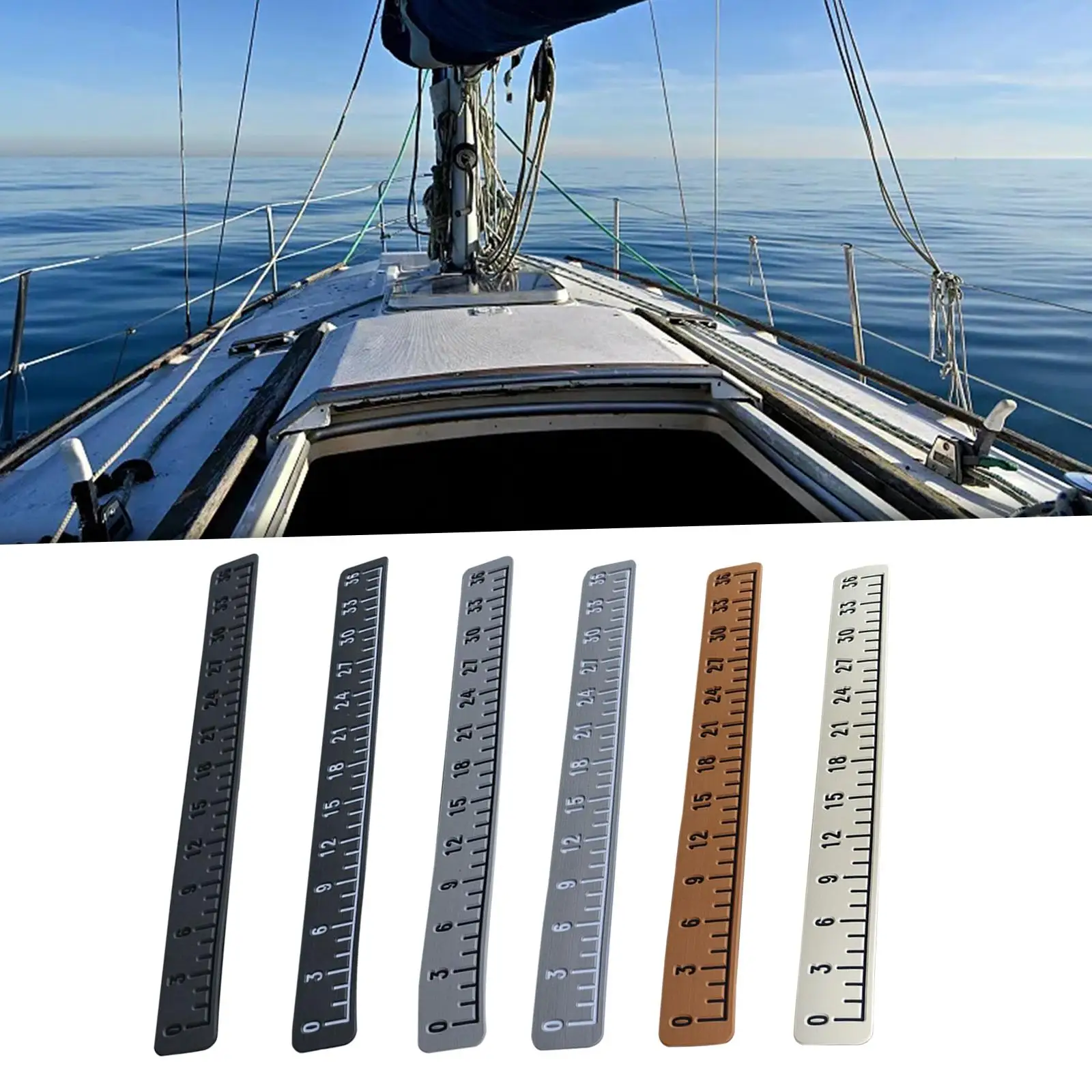 Fish Ruler 39 inch Easy to Read Etched Numbers EVA Precision Marks Accurate Fish