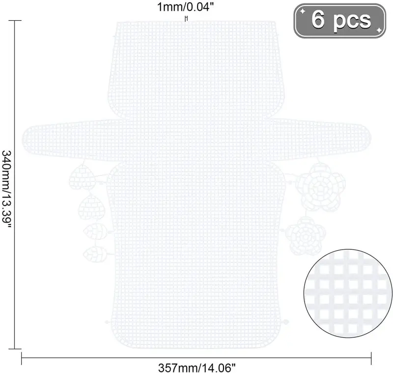 Feuilles de sac en toile en maille plastique, couverture de filet en plastique, accessoires de sac à main, 10 pièces 9 Feuilles de sac en toile en maille plastique, couverture de filet en plastique, accessoires de sac à main, 10 pièces 9