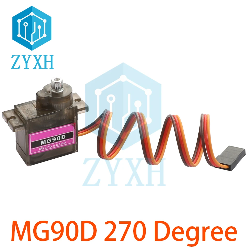 Enhanced Metal Gear Digital and Analog Servo - 2.2KG Torque, Multi-Degree Rotation