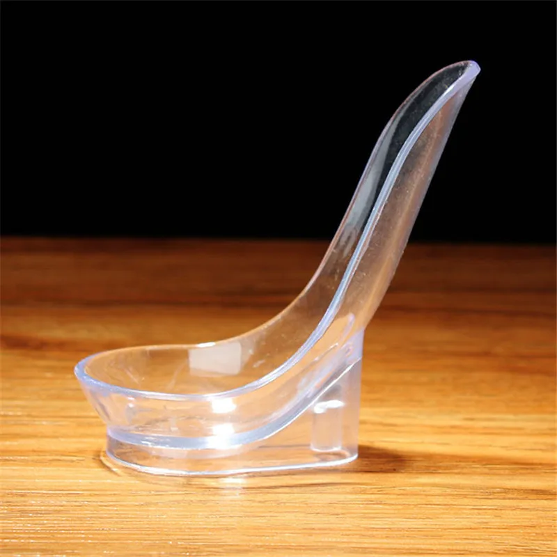 MUXIANG 5PCS tobacco pipe stands L : 48mm W : 40mm H  67mm Spoon-shaped Acrylic transparent pipe holder can hold one pipe 4