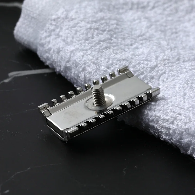 2026 남성용 광택 안전 면도기 헤드(1.5mm 블레이드 간격) 면도 제품 YAQI 1.50 OC Sentinel ssp(316 스테인레스 스틸)
