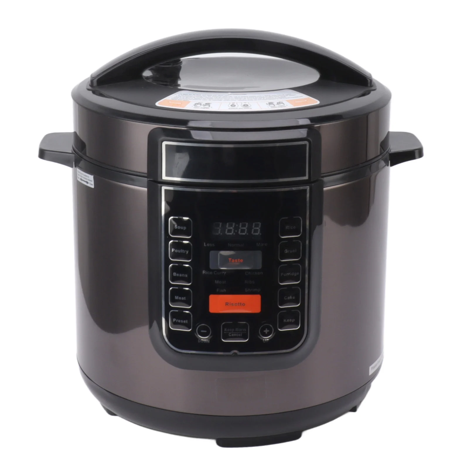 6L Electric Pressure Cooker 220V Multifunctional Large Capacity Smart Slow Cooker Rice Yogurt Maker for Home Kitchen