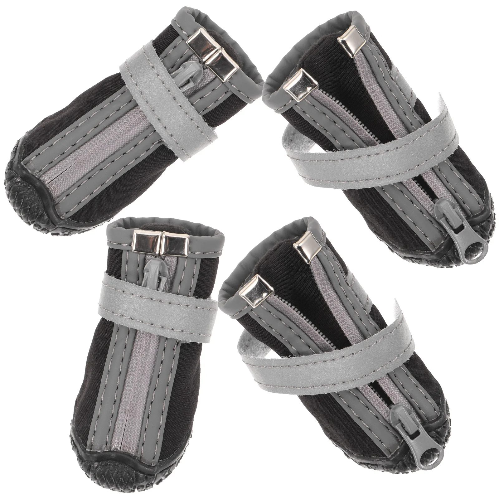 

4 Pcs Pet Shoes Rubber Dog Boots Puppy Small Rain Cat Non-slip for Dogs Waterproof