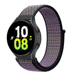 Nylon Loop Wristband in Multiple Sizes for Smartwatches: Premium Comfort Bracelet Strap (Dune color)