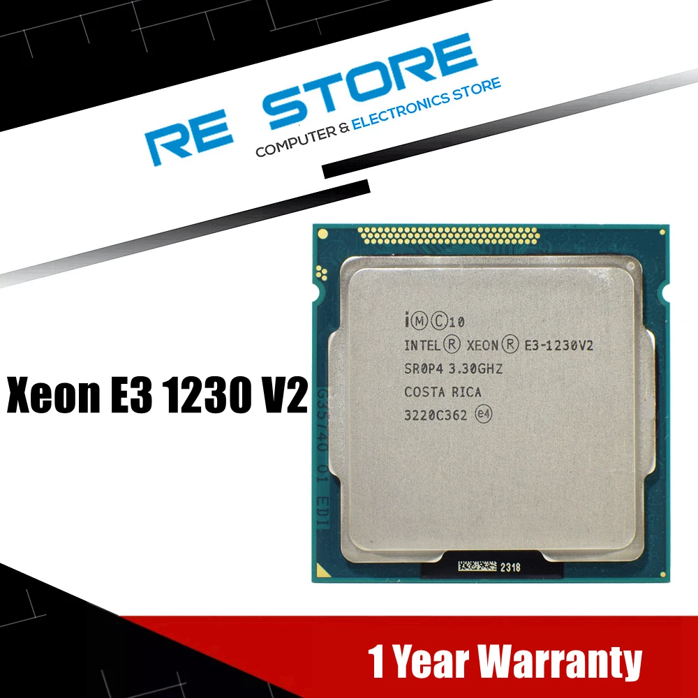 Processeur Intel Xeon E3-1230 V6 - Quad Core 3.5 GHz - Cache 8 Mo - Socket LGA 1151 - Pour Serveur Et Stations De Travail