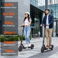 Trottinette électrique adulte Todimart T3 ABE, 36V 7.8AH, puissance de pointe 500W, 25-35KM, pneus alvéolés de 8,5 pouces, trottinette électrique urbaine 2