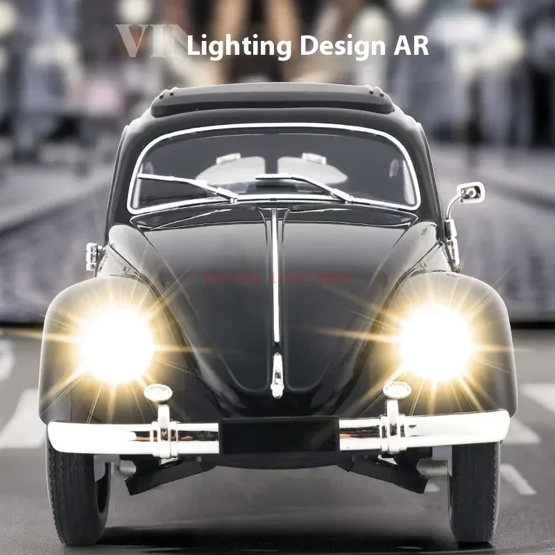 Wpl 1/16 Rc Car D62mini For Vw Beetle Hardtop Sedan Model 1949-1963 Carremote Control Rc Climbing Car Toy 2