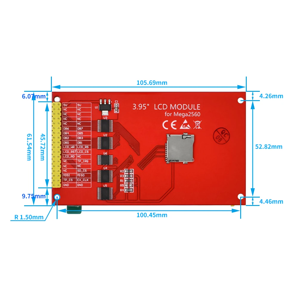 ST7796S Layar Modul Tampilan LCD Warna 