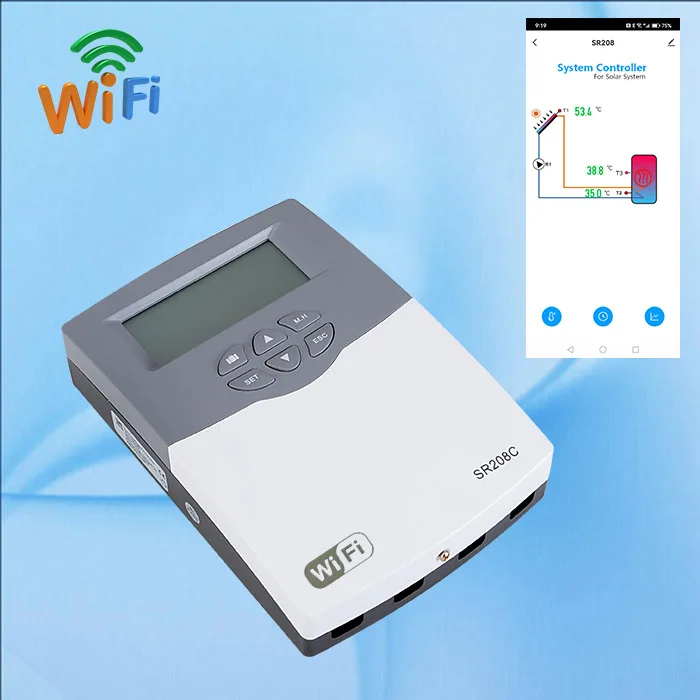 Regler SR208C WiFi für Solaranlagen