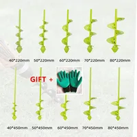New Planter Garden Alloy Auger Spiral Drill Bit Flower Planting Hole Digger Drill Bit Yard Gardening Planting Hole Digger Tool 1