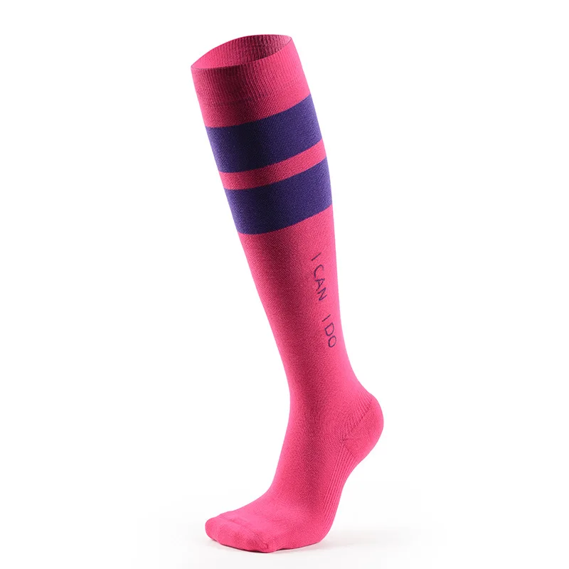 Personalized Matching Cotton Socks for Women, Pink Rose Red Series, Viva Magenta, Fashion Socks
