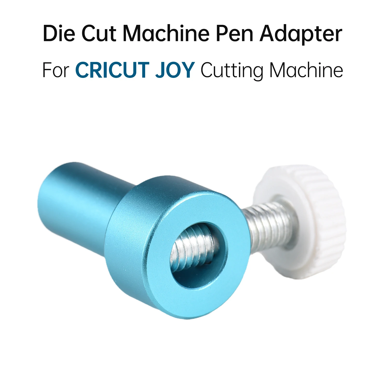 Die Cut Machine Pen Adapter with 3pcs Cutting Mat 6.5x4.5in for CRICUT JOY Cutting Machine Alloy Pen Holder for 8mm Diameter