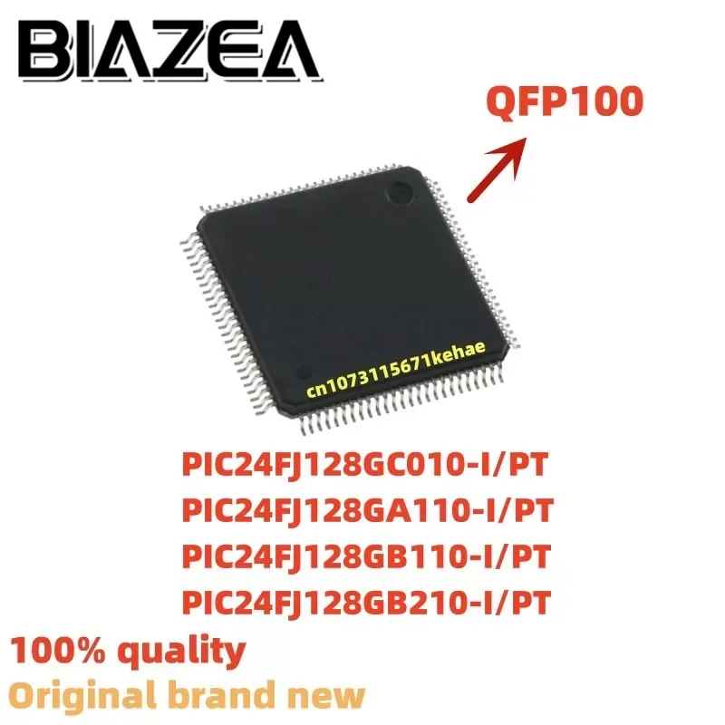 

1piece PIC24FJ128GC010-I/PT PIC24FJ128GA110-I/PT PIC24FJ128GB110-I/PT PIC24FJ128GB210-I/PT QFP100 Chipset