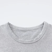 Baby T-shirt for boys and girls cute cartoon bear round neck spring and autumn patchwork long sleeved hoodie children's clothing 3