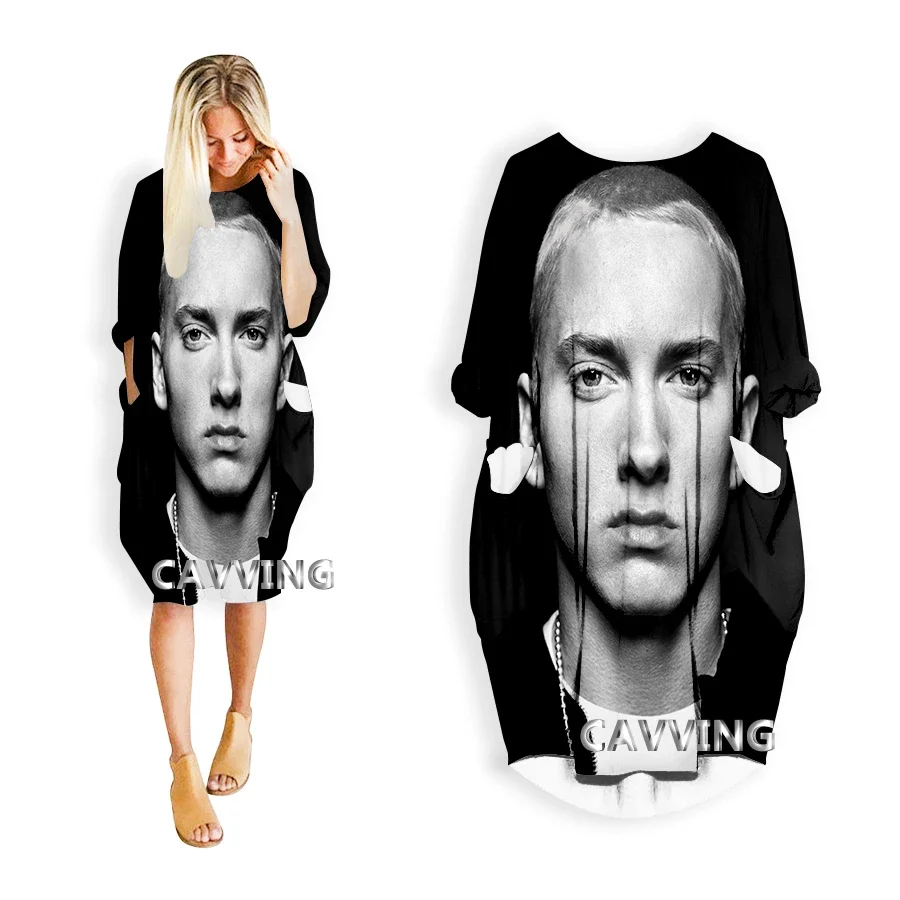 CAVVING 3D Print   EMINEM    Fashion Funny Shirt Suit Harajuku Top  US Sizes  Women Skirts Long-sleeved  Dresses  A1 4