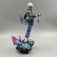 ⁦مجسم أنمي ناروتو هاتاكي كاكاشي النينجا 24 سم | Naruto Shippuden Hatake Kakashi Action Figure Anime Statue 24cm⁩ - الصورة ⁦4⁩
