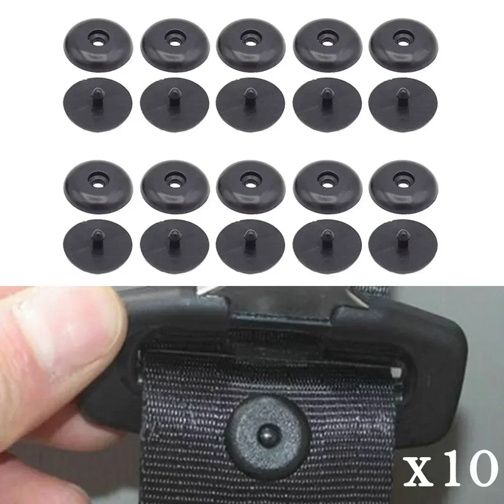 Seat Belt Stopper Clip 10 Pairs Universal Kit Car Accessories