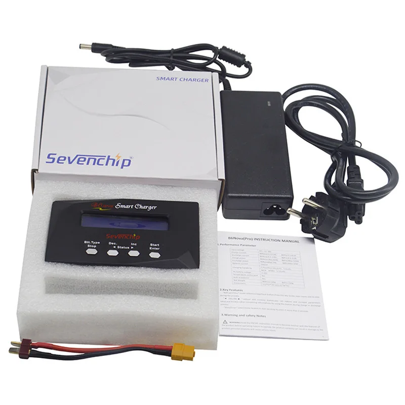 Chargeur intelligent B6 pour drones LiPo/Li-ion/LiFe, 1-6S, 0.1-5.0A, avec adaptateur EU/US/UK/AU