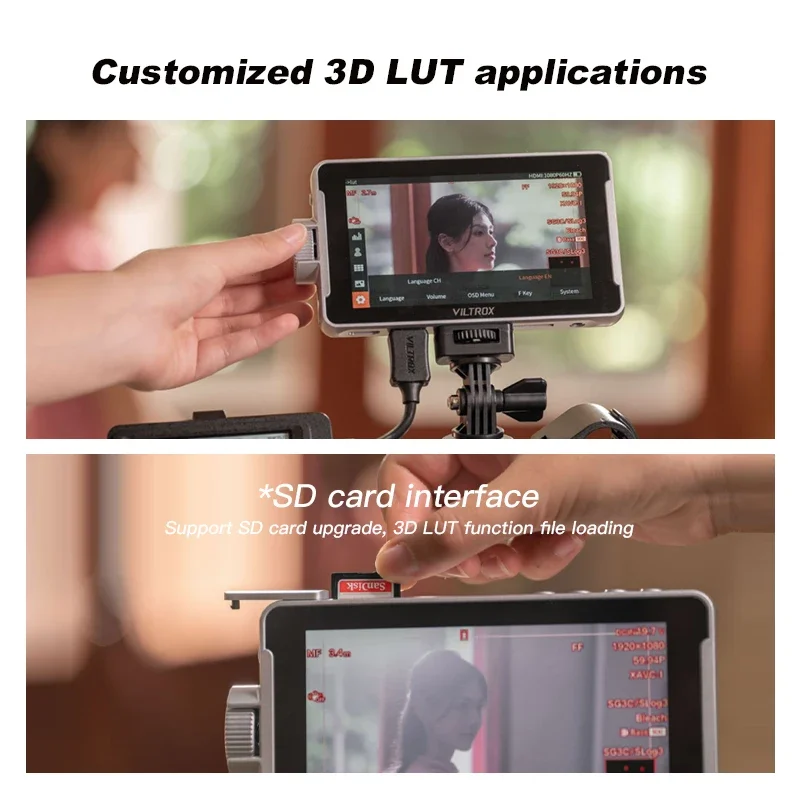 Viltrox DC-V1 5.5 Inch 4K HD Monitor For Photography Vlogging Filmmaking TV Creating Touch Screen Profissional Monitor