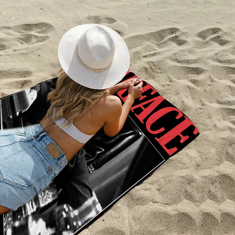 Classic Movie Scarface Bath Towel Microfiber Soft Water Absorbing Breathable For Girl Kids Decorative Cartoon Beach Towel 5