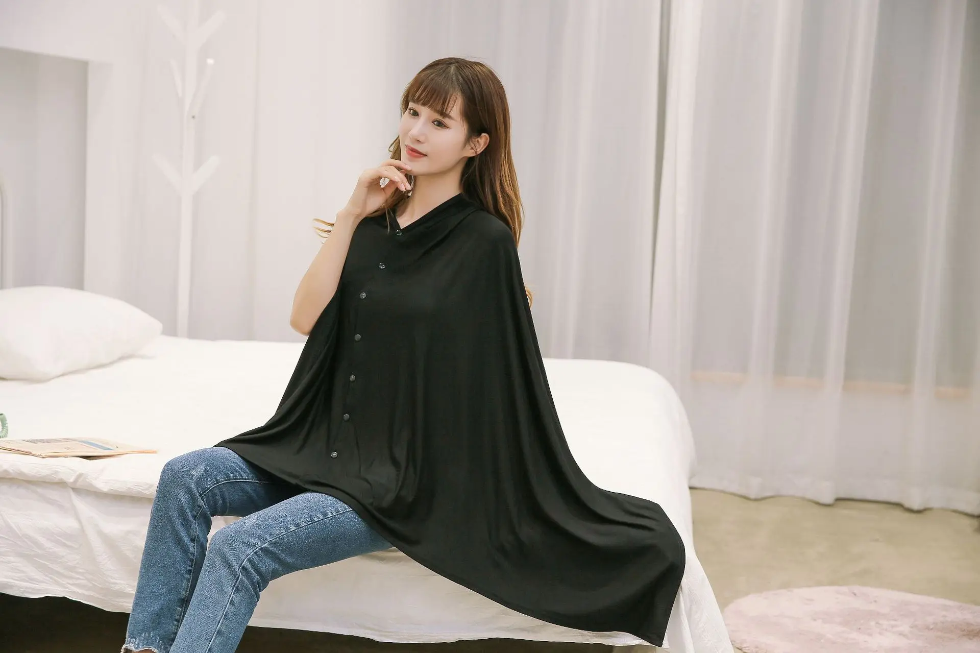 Pregnant Women Breastfeeding When Going Out To Prevent Exposure Breastfeeding Cover Shawl Nursing Cover Breast-feeding