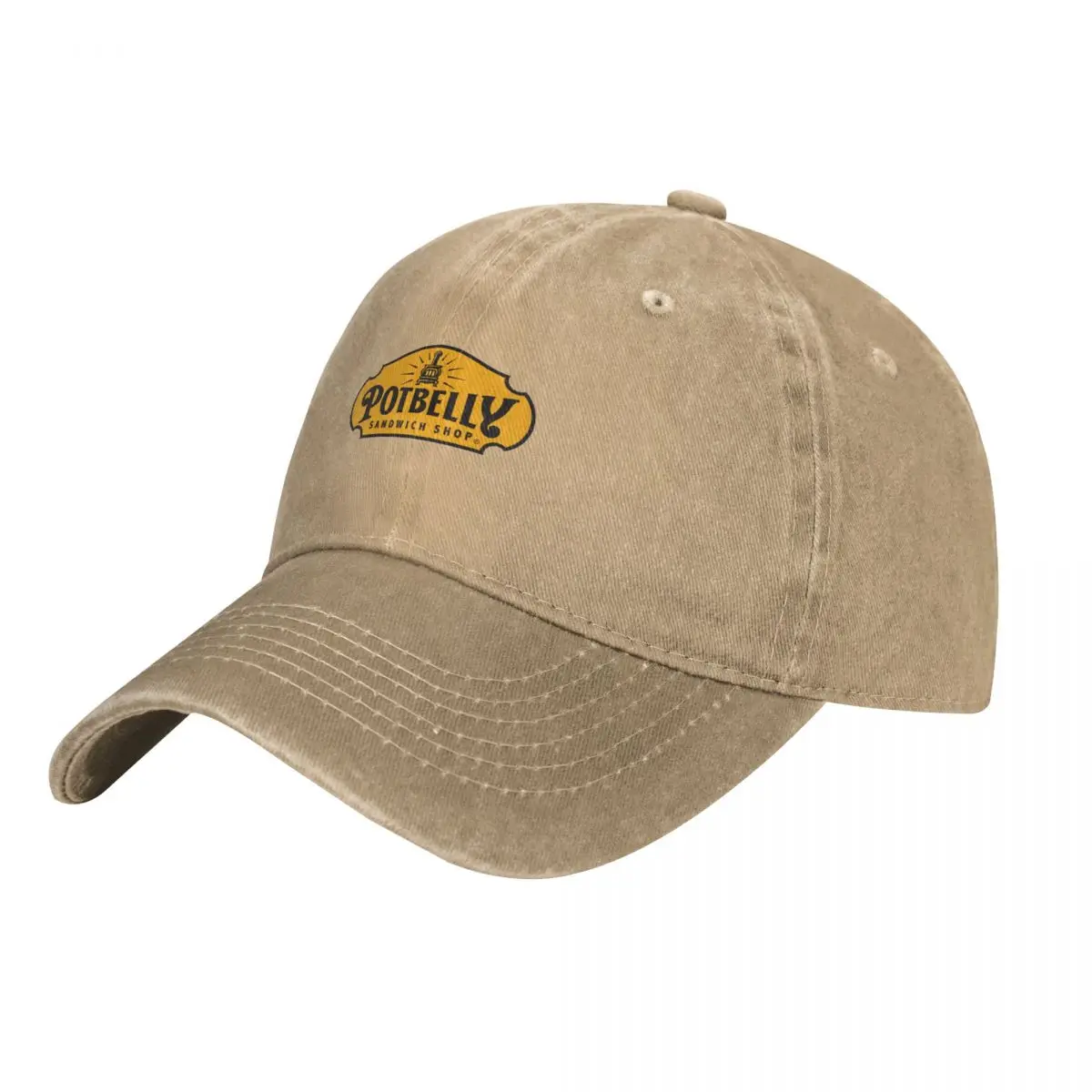 

Potbelly Sandwich Shop logo Cap Cowboy Hat new hat Golf hat man women's hats 2023 Men's
